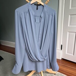 BCBGMaxAzria Women's Blouse - Soft Blue